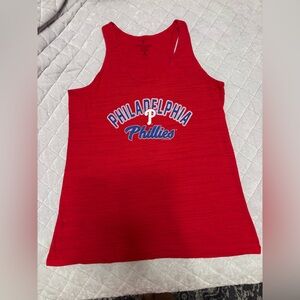 Philadelphia Phillies Women's Red Tank Top| Women’s Size 2| Racerback